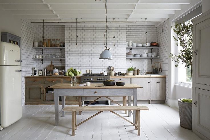 Bancone fai da te in cucina shabby chic interiors Idee bancone cucina