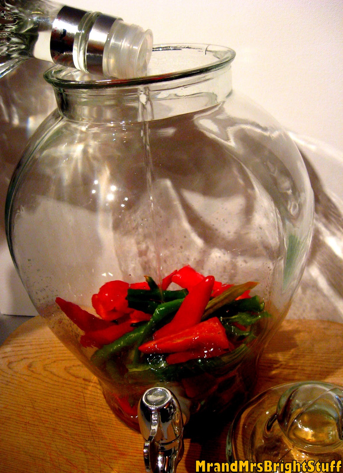Mr and Mrs Bright Stuff Chili Infused Vodka