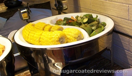 corn and vegetables for grilling