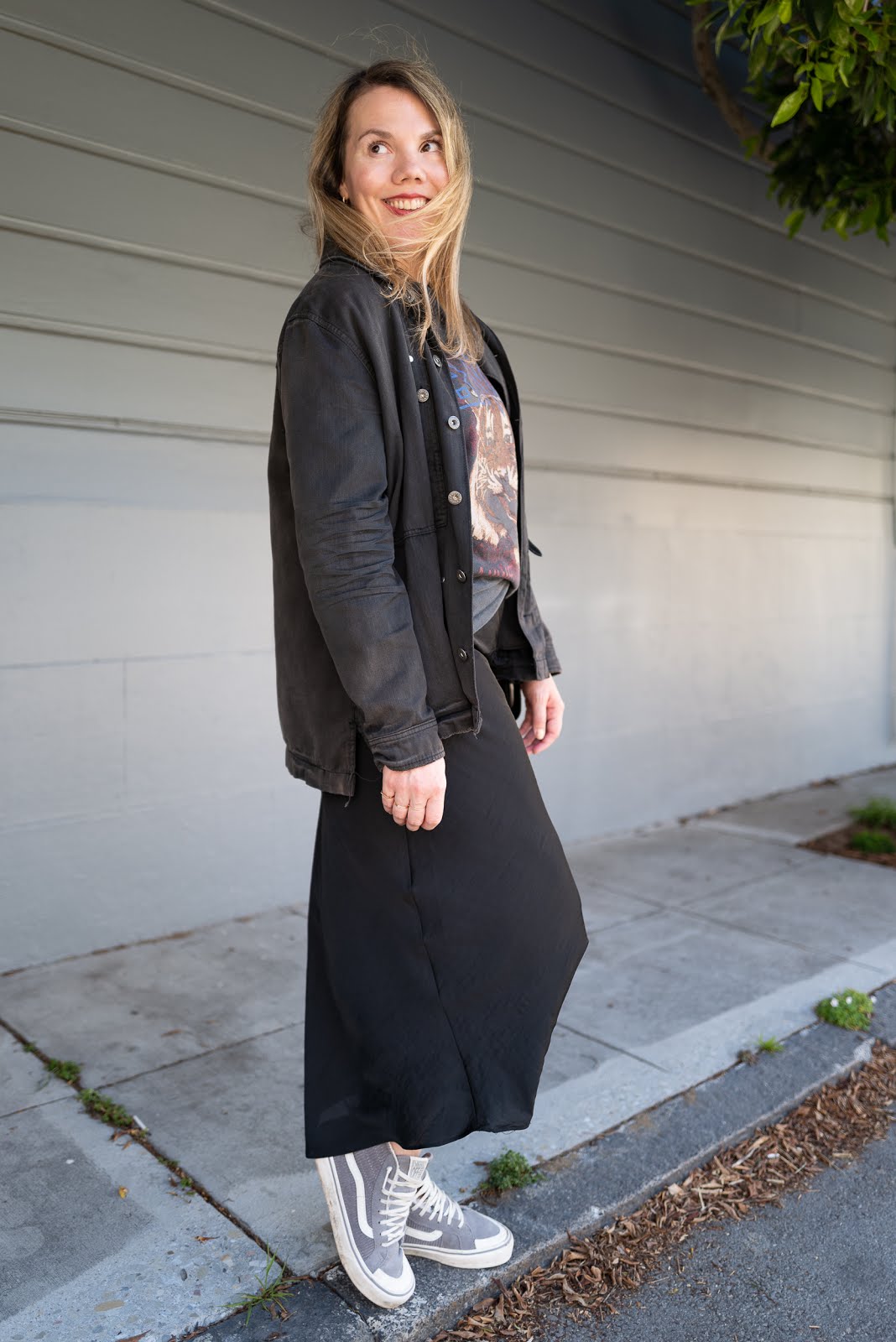 What to wear with a black slip skirt Cheryl Shops