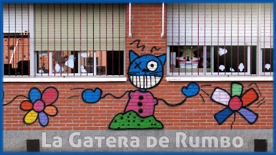 El gato tuerto y azul...