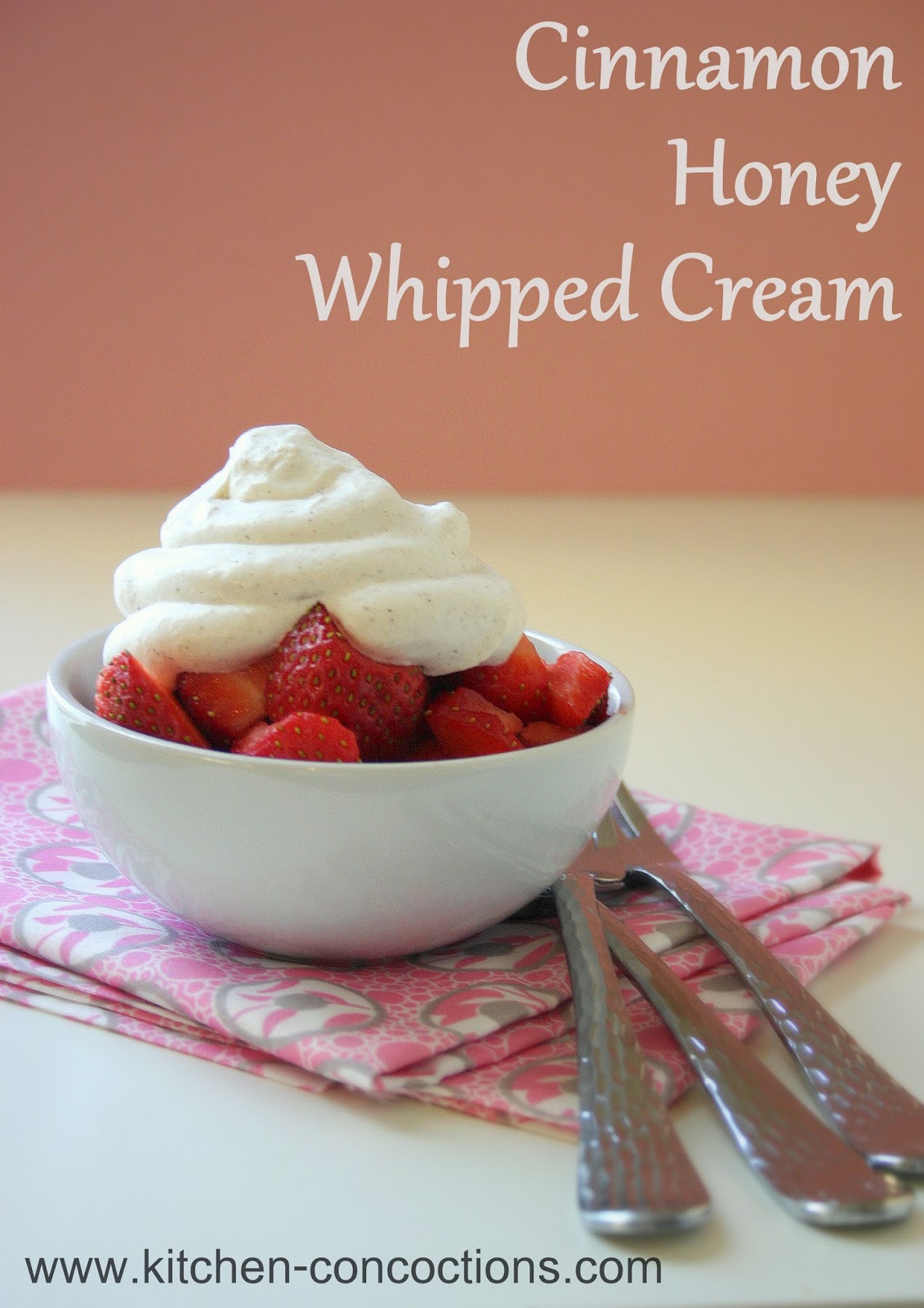 Cinnamon Honey Whipped Cream Kitchen Concoctions