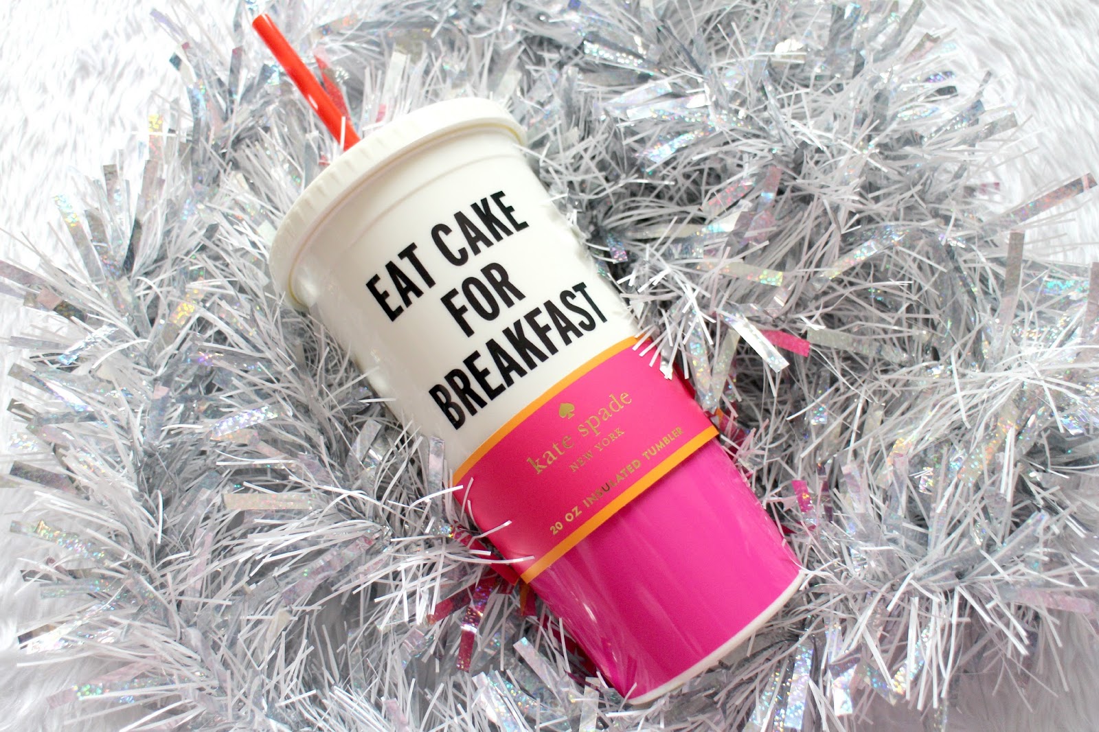 Kate Spade Tumbler Let Them Eat Cake Kate Spade Tumbler Let Them Eat Cake
