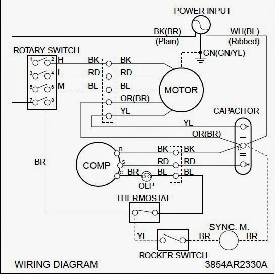 Electrical Wiring Diagrams for Air Conditioning Systems – Part Two ~  Electrical Knowhow  Central Air Conditioner Wiring Diagram    Electrical Knowhow