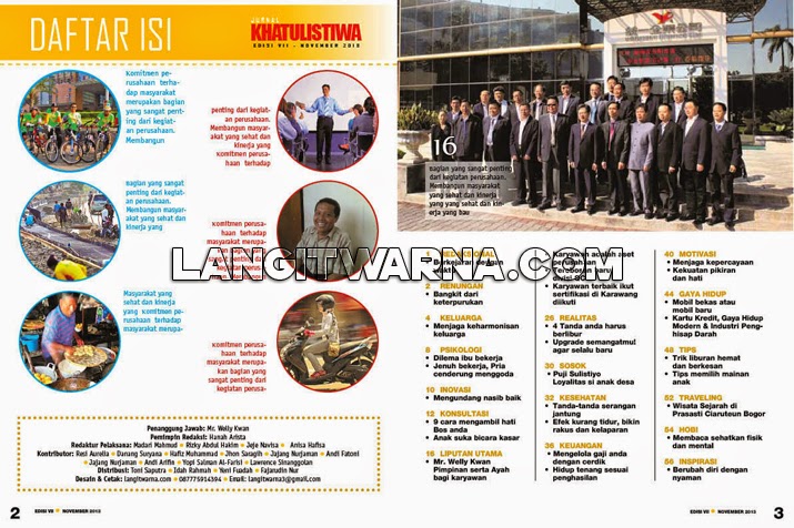 Jasa Desain Majalah | jasa desain layout majalah internal perusahaan langit warna Jasa Desain Majalah | jasa desain layout majalah internal perusahaan langit warna