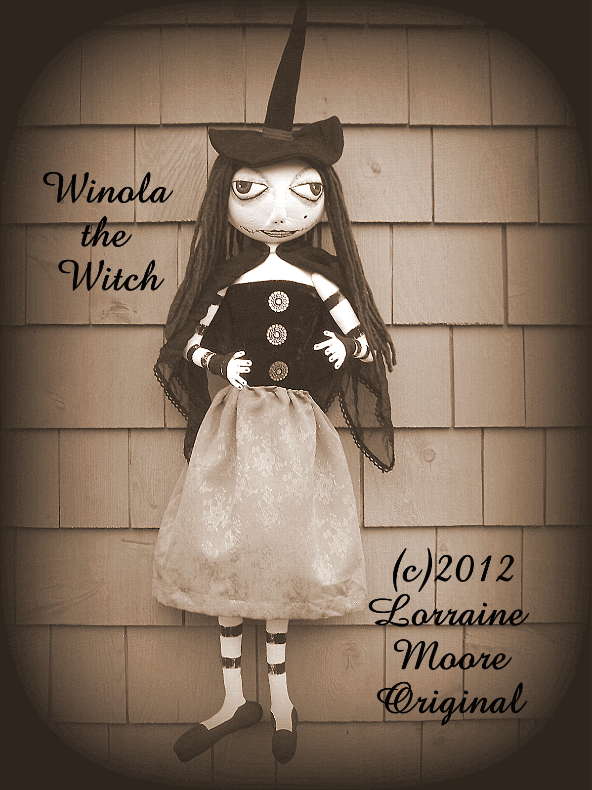 handmade witch dolls