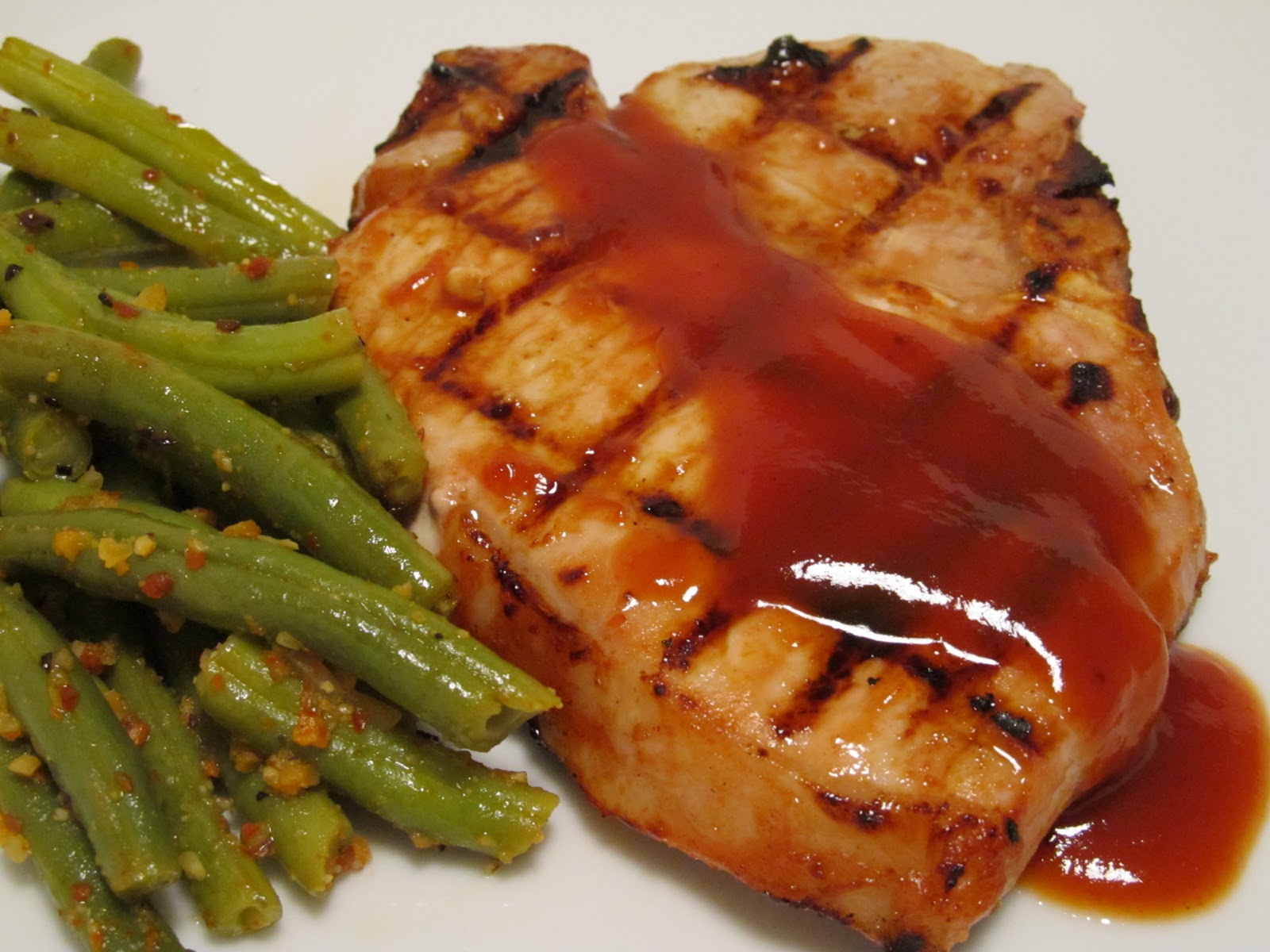 Jenn's Food Journey Pork Chops with Pineapple BBQ Sauce