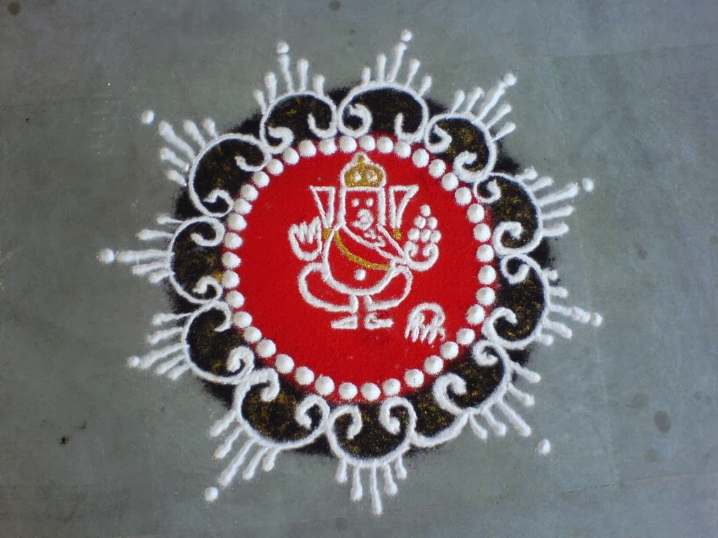 holi rangolis