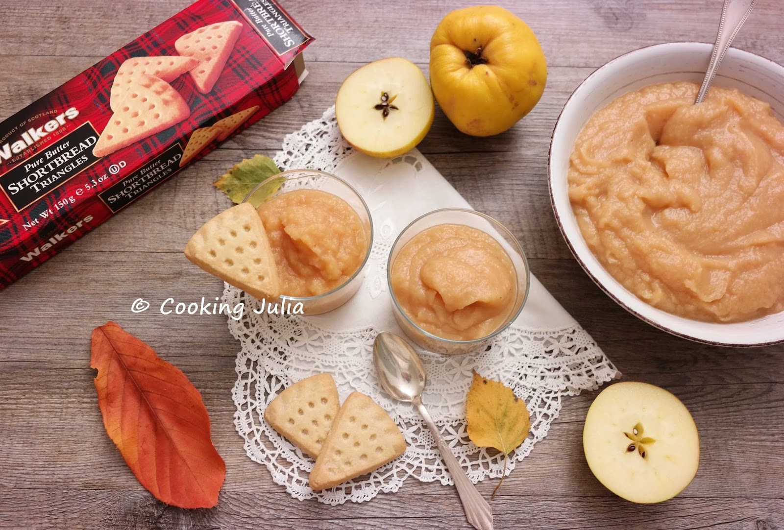 COOKING JULIA COMPOTE LÉGÈRE DE FRUITS D'AUTOMNE