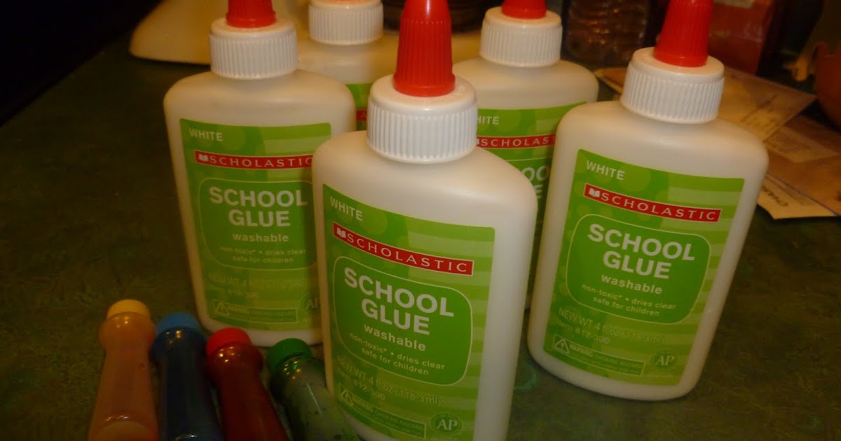 Mama to 5 Blessings Our Homeschool Blog CHANGING GLUE TO FUN COLORED