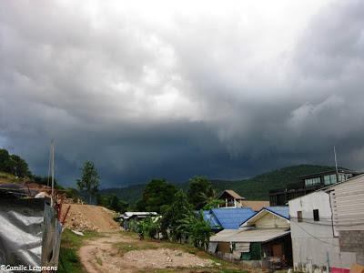 Dark clouds over Koh Samui