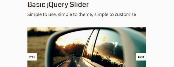 Basic jQuery Slider
