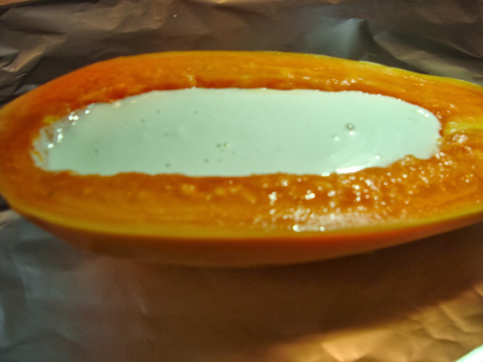 InnerAvocado Unique CoconutPapaya Dessert