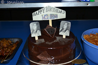 birthday cake Surprise Birthday Lunch
