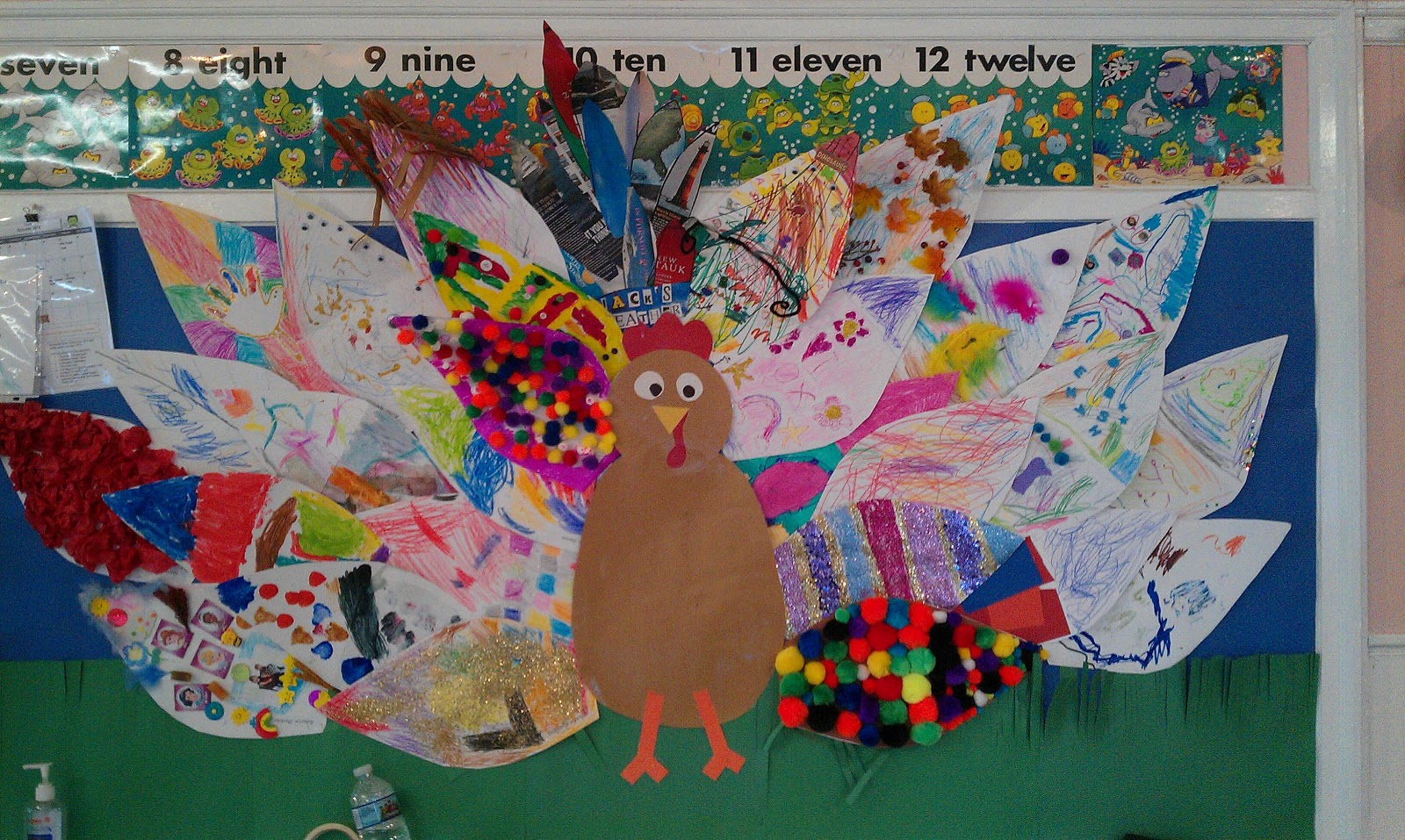 PreK Art November Bulletin Board