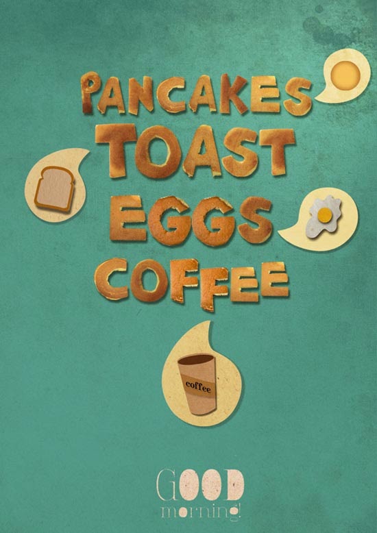 Font with Pancakes Font with Pancakes