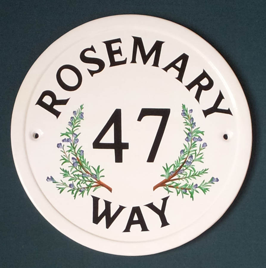 Hand Painted House Signs by Ceramic Art Latest Hand Painted House Signs from Ceramic Art