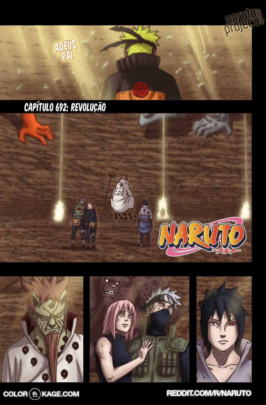 Naruto 692 Mangá Colorido Naruto 692 Mangá Colorido