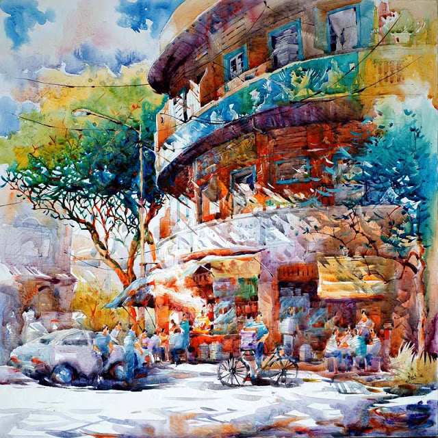Beautiful Watercolor Paintings by Ng Woon Lam Fine Art and You