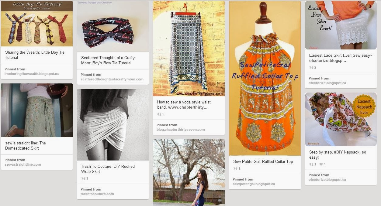 Etcetorize Sewing Patterns Group Pinterest Board