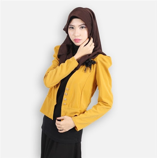 model blazer wanita muslimah 2017/2018 model blazer wanita muslimah 2017/2018