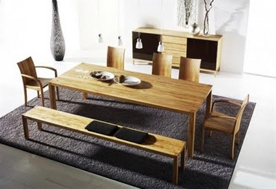 Decora el hogar: Comedores modernos de madera Decora el hogar: Comedores modernos de madera