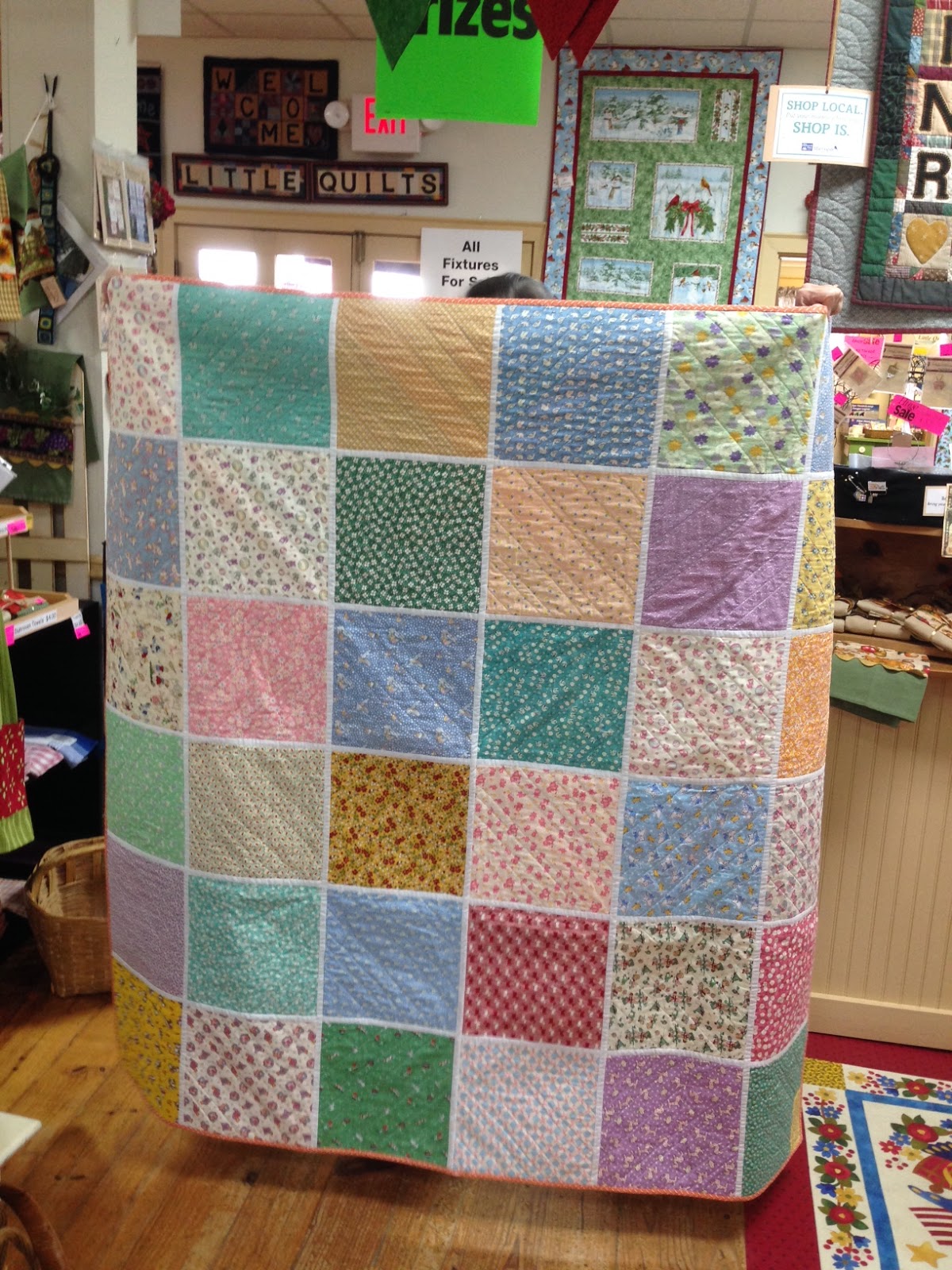 Little Quilts Blog Quilt as you sew show and tell