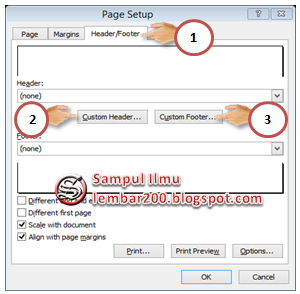 Cara Membuat Header Dan Footer di Excel Cara Membuat Header Dan Footer di Excel