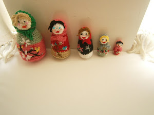 Crochet Matryoshka dolls