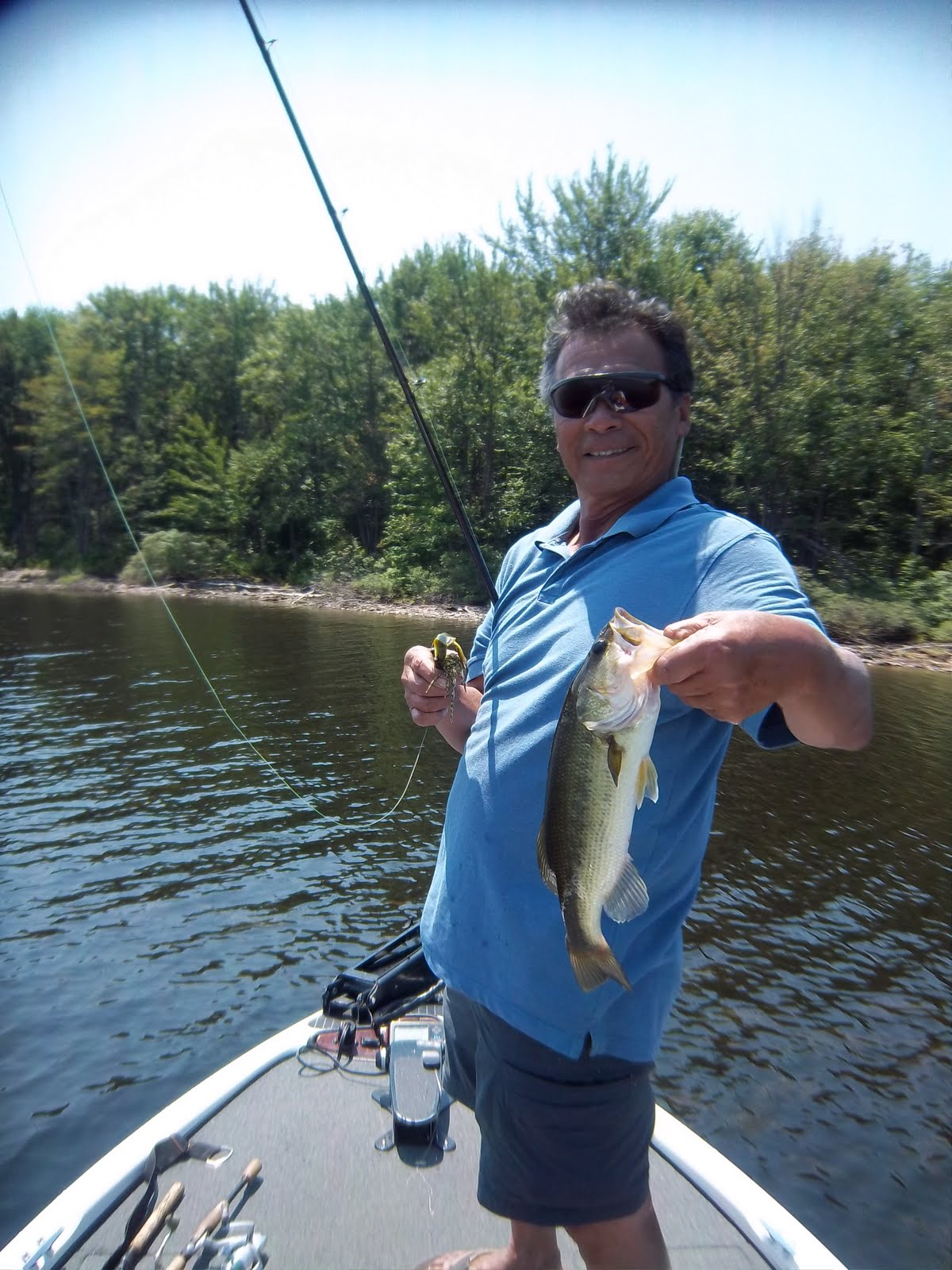 Fishing & Hunting in Oswego County, NY Salmon River Reservoir Island Bass