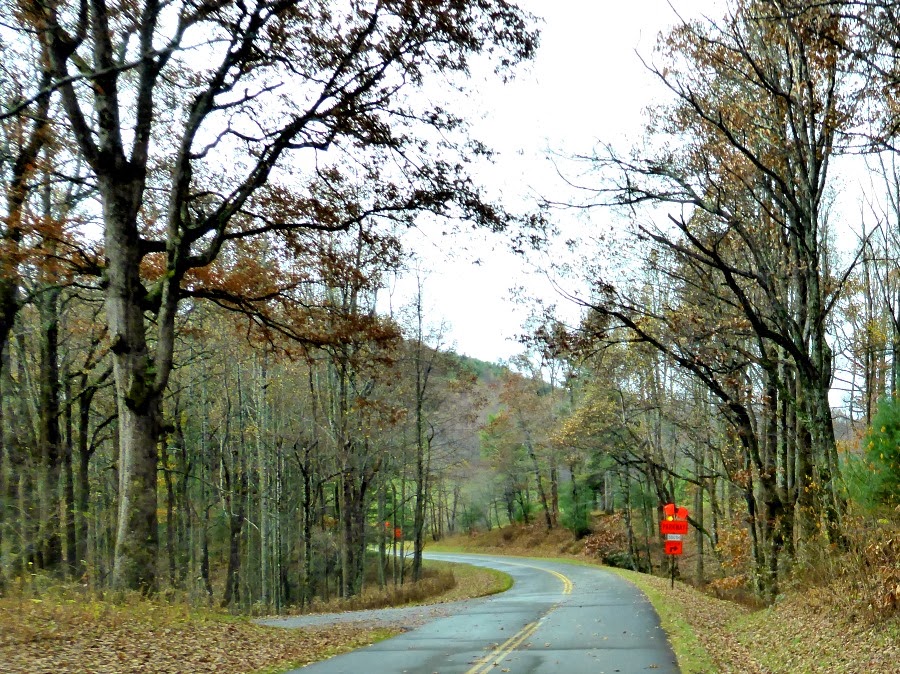 The Accidental RVers Driving the Blue Ridge Parkway in a Motorhome