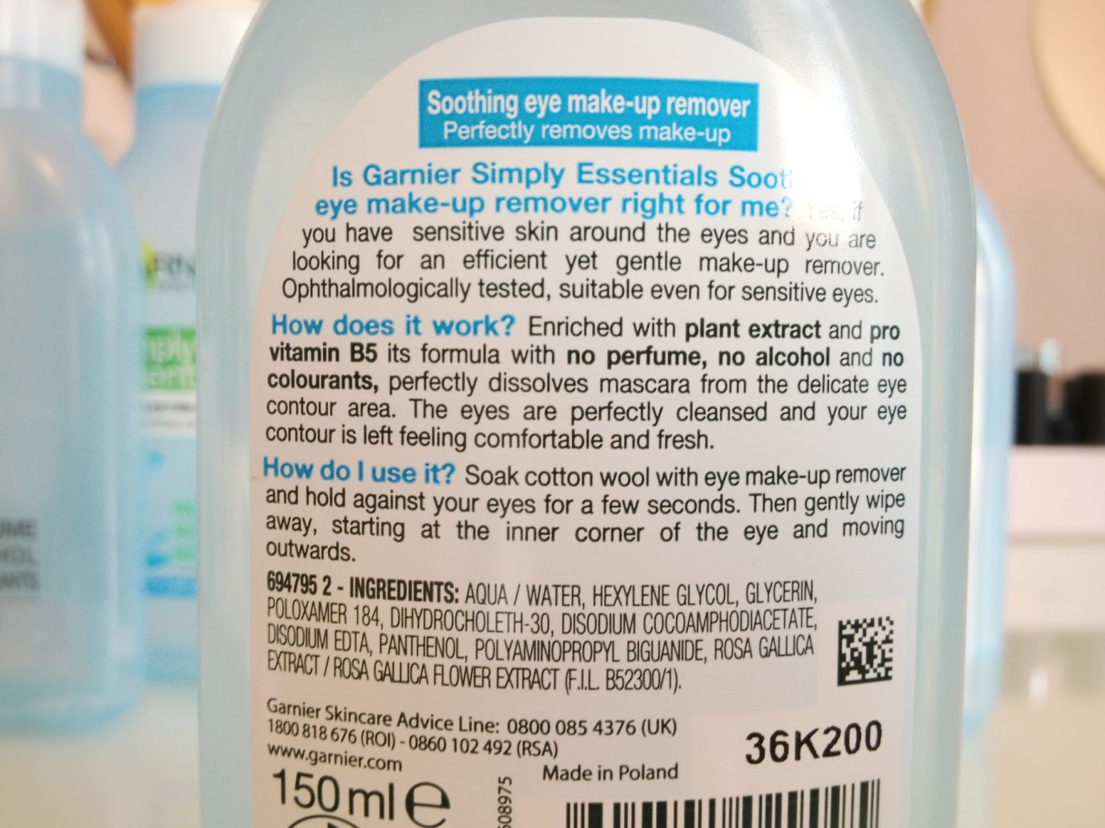 Product Obsession! Garnier Simply Essentials Eye MakeUp Remover