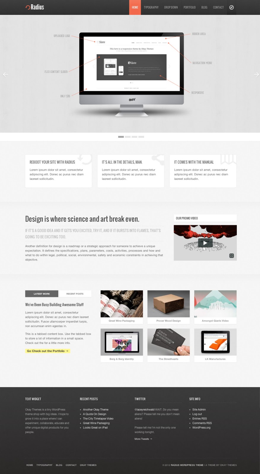 Radius-Responsive-WordPress-Clean-Template