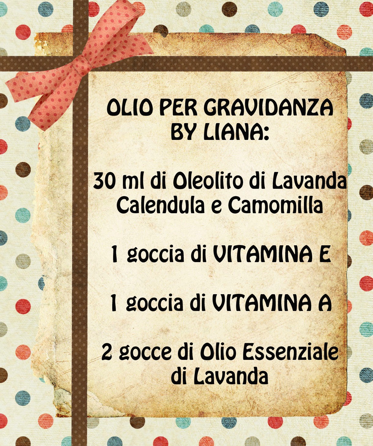 Angolino di Liana Olio Smagliatura GRAVIDANZA bio