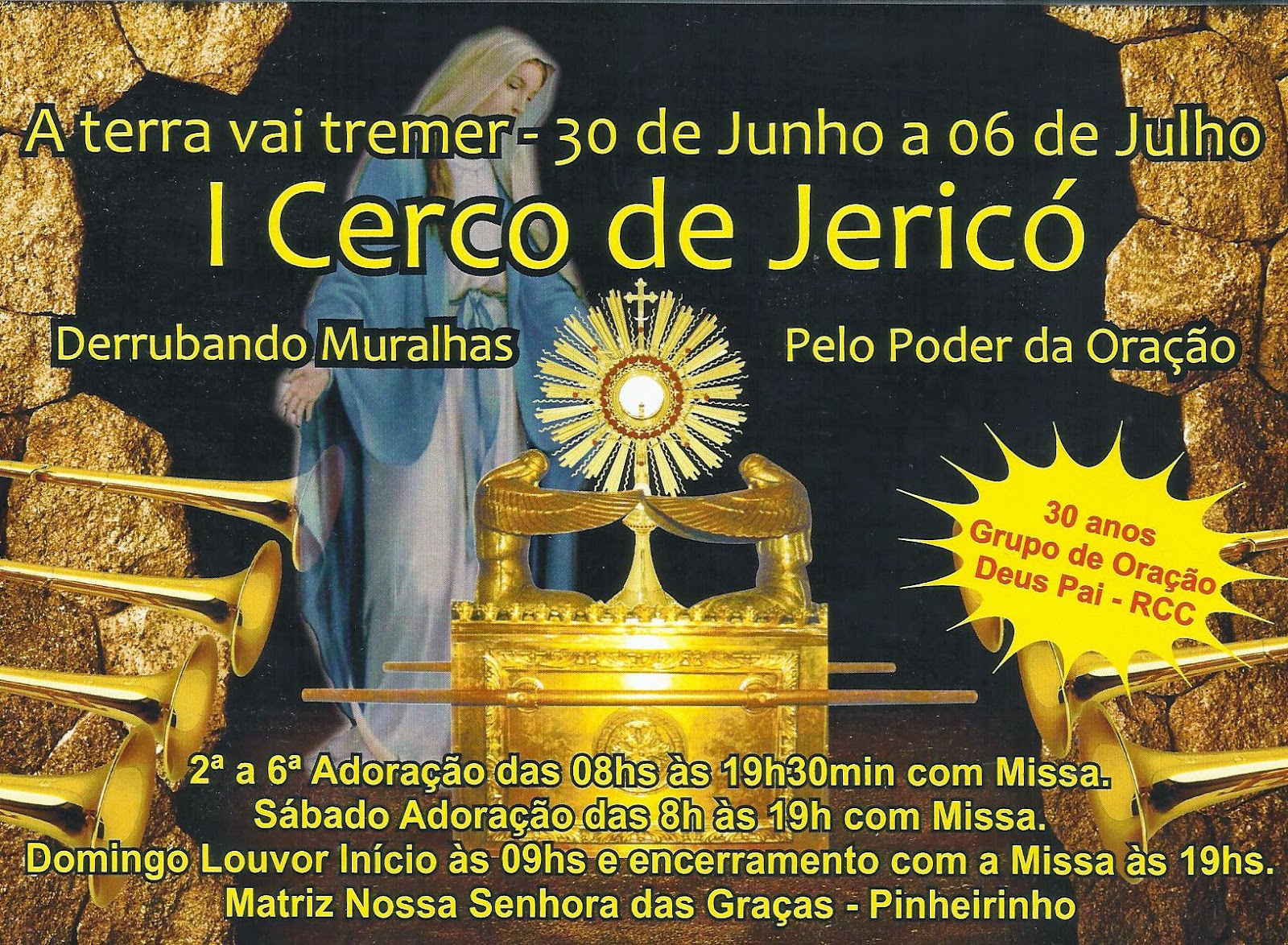 MATRIZ EM FOCO: CONFIRA AQUI O 1º CERCO DE JERICÓ 2014 DA IGREJA MATRIZ