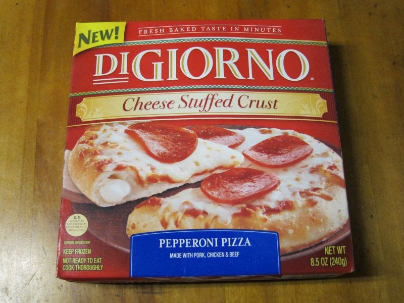 Frozen Friday DiGiorno Cheese Stuffed Crust Pizza Brand Eating