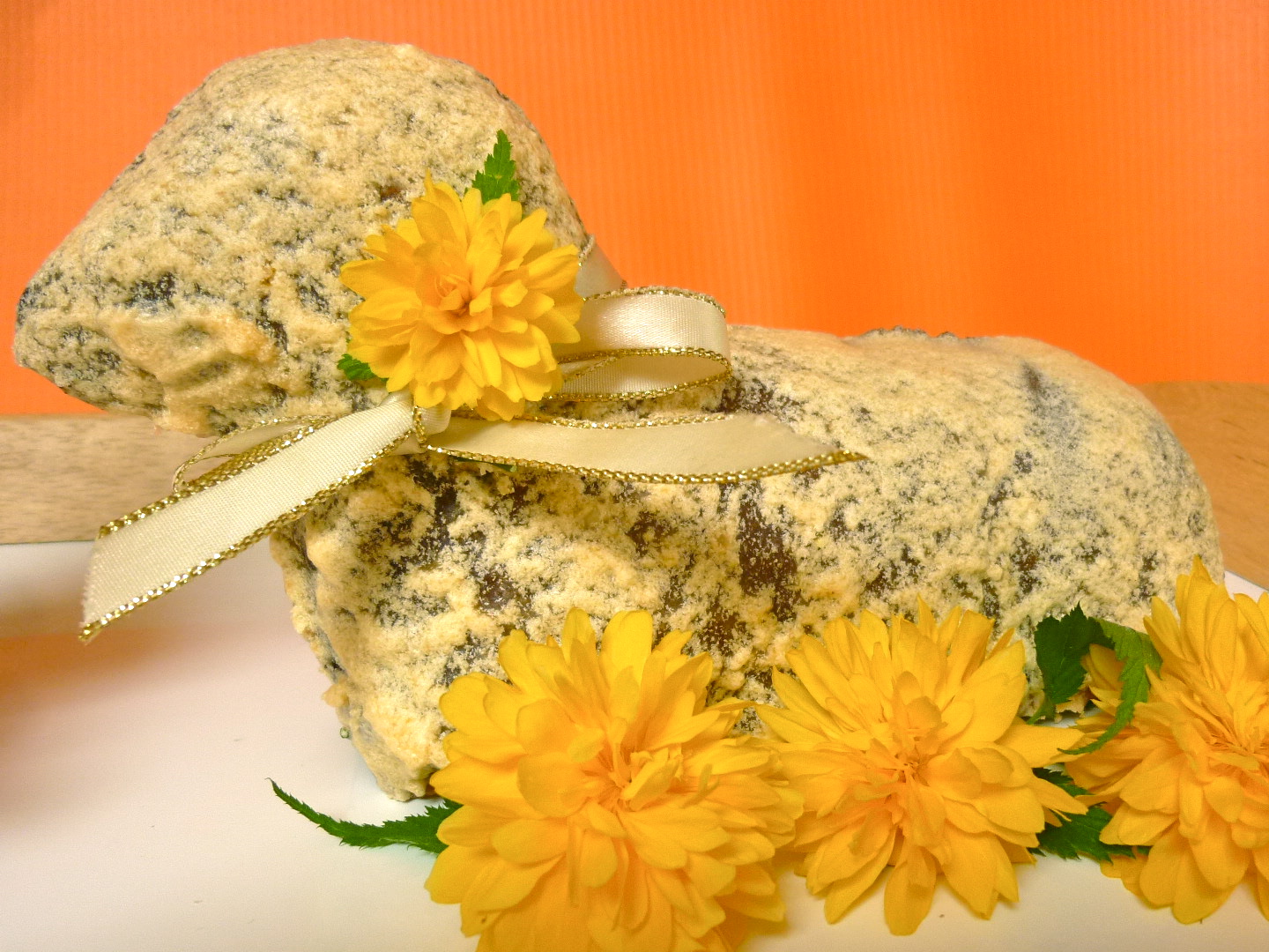 Orange Vanilla Bunny and Lamb Cakes with Creamsicle Glaze Diary of a Mad Hausfrau