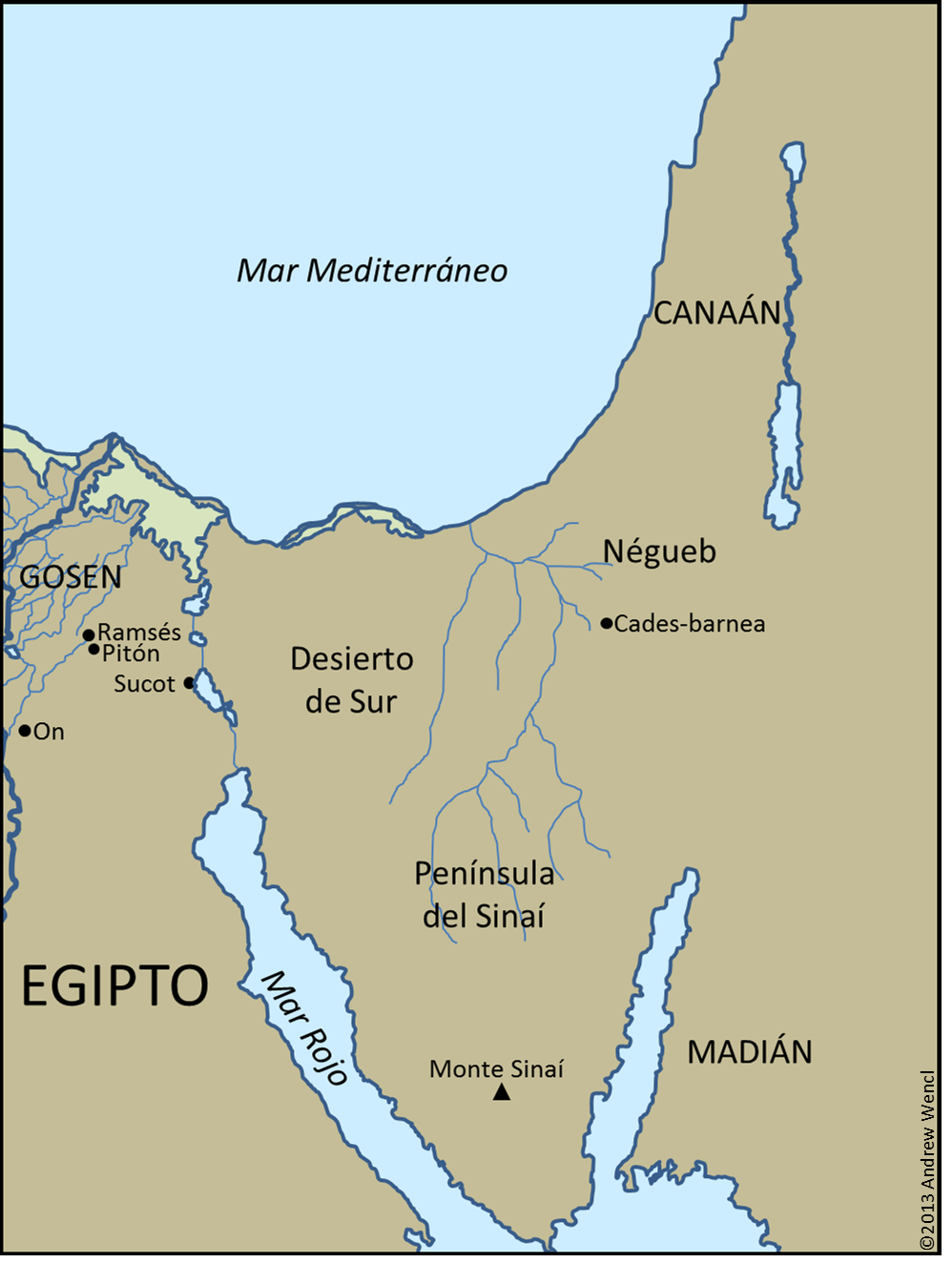 En Casa de Lorenzo Un Mapa de Sinaí