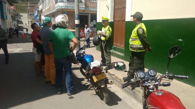 Policía Nacional: presencia en vías del Norte de Boyacá, por la seguridad de los usuarios