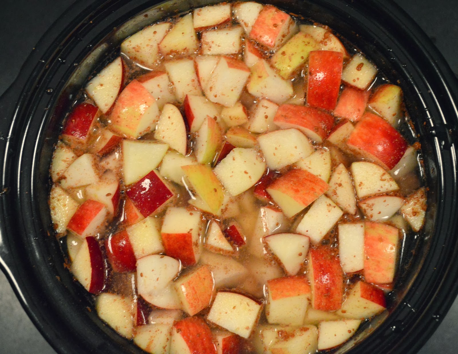 NourishRDs Recipe ReDux Slow Cooker Maple Apple Oatmeal