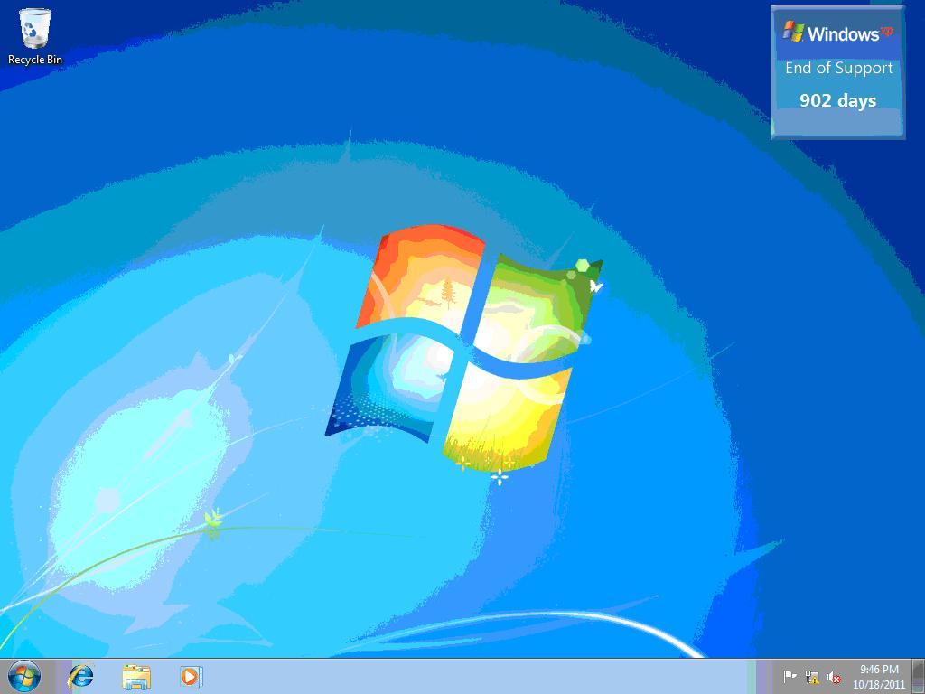 My Tech Sharing Windows XP End Of Support Countdown Gadget
