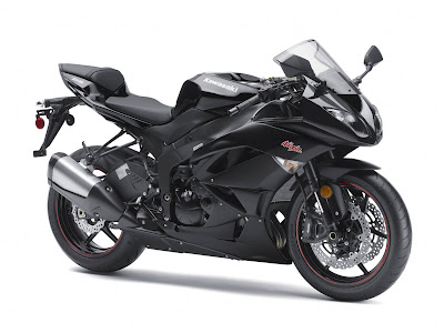 Kawasaki NinjaZX6R 2011 black