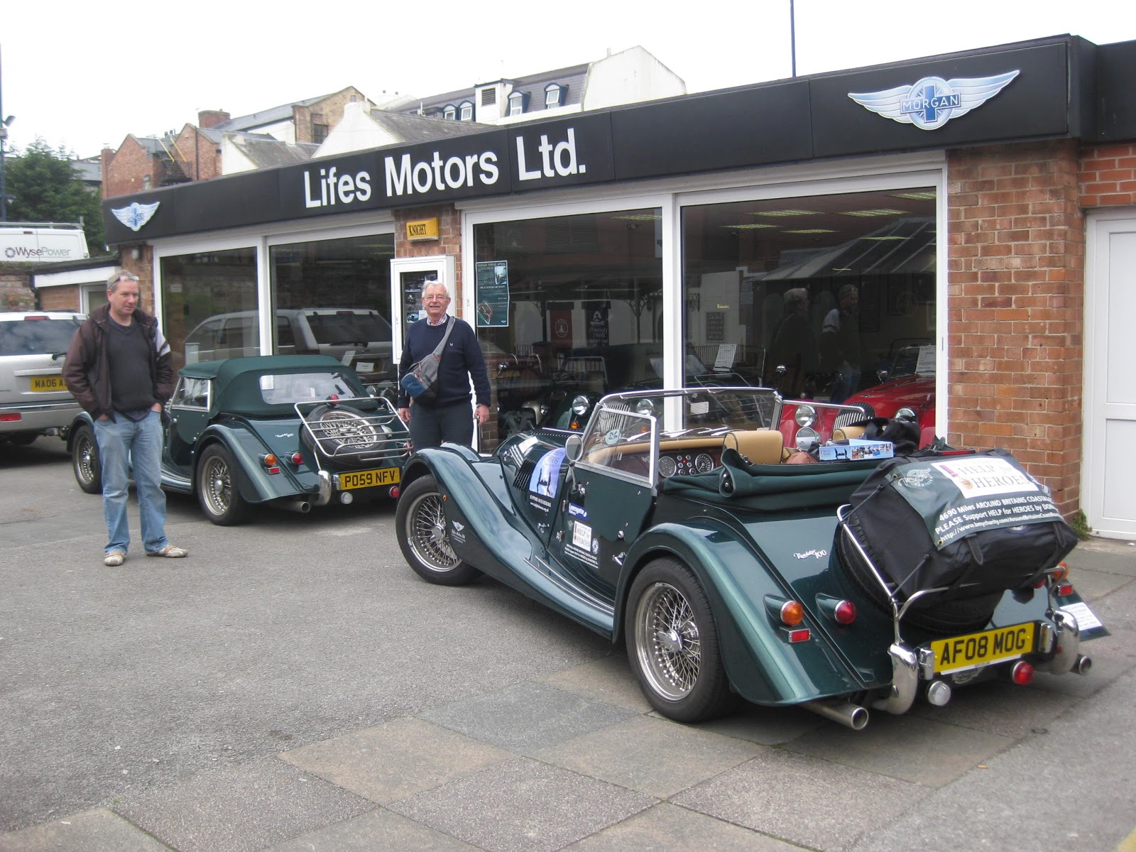 AROUND BRITAIN'S COAST ROADS FOR HELP FOR HEROES ( For Road Trip go to