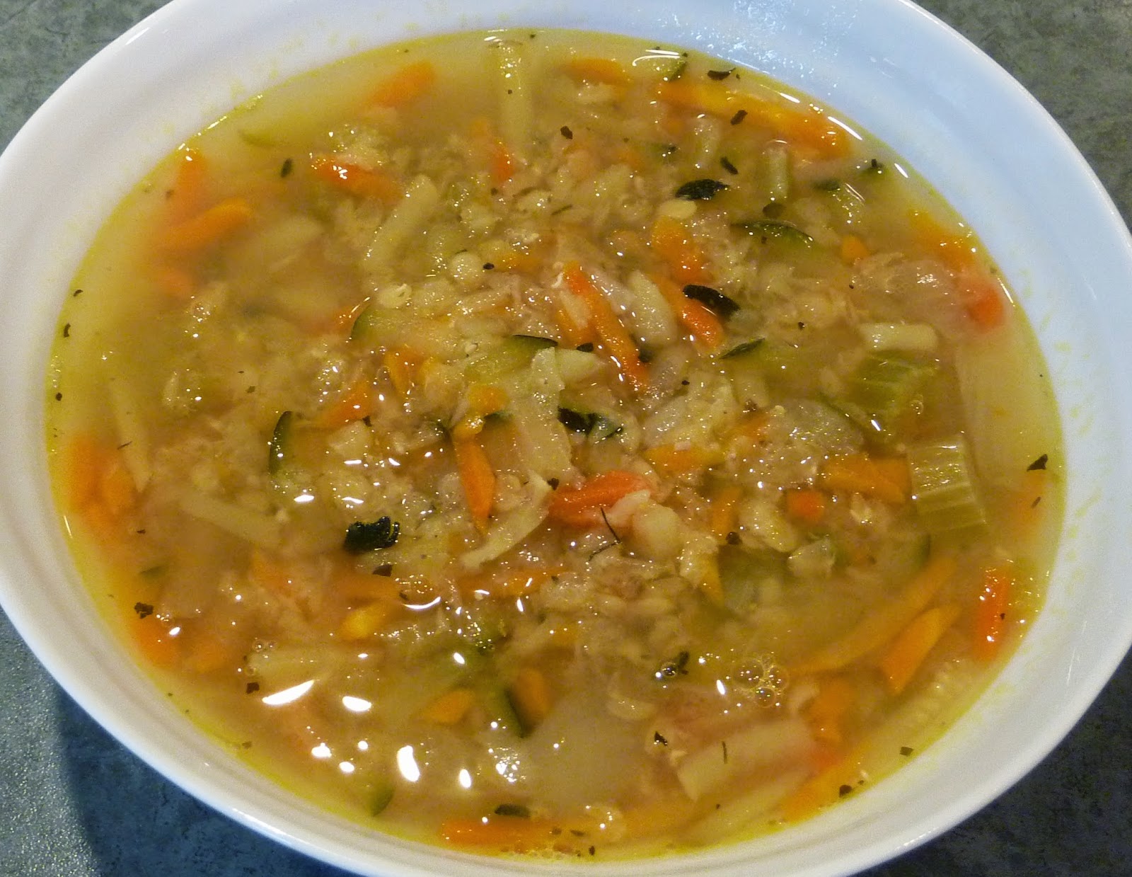 LIFE IS GOOD RED LENTIL ZUCCHINI SOUP