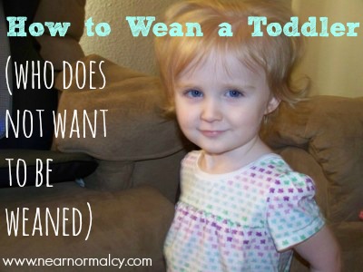 How To Wean A Toddler