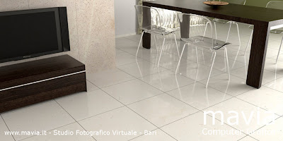 Rendering Vray su Cinema 4d - texture mattonelle di marmo (Marble texture) per pavimento  marmo lucido grigio chiaro, dimensione piastrelle cm.40x40