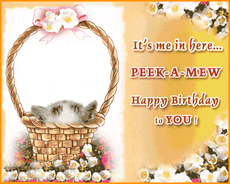 happy birthday greetings animation. Free Birthday Ecards