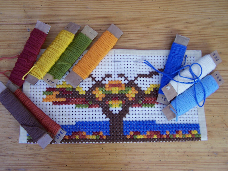 madebyjoey waldorf crafts cross stitch pencil case