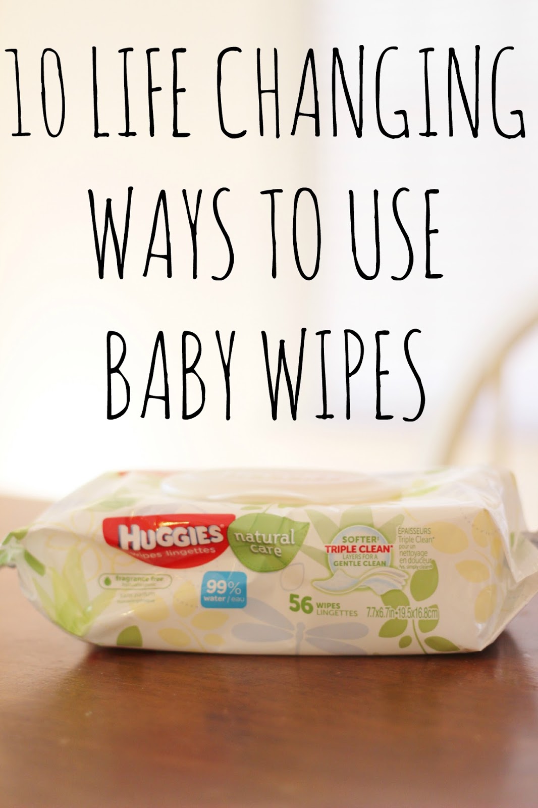 10 Alternative Ways to use Baby Wipes + Giveaway!