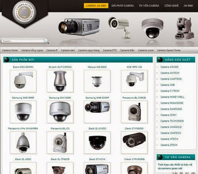 thiết kế web camera giám sát